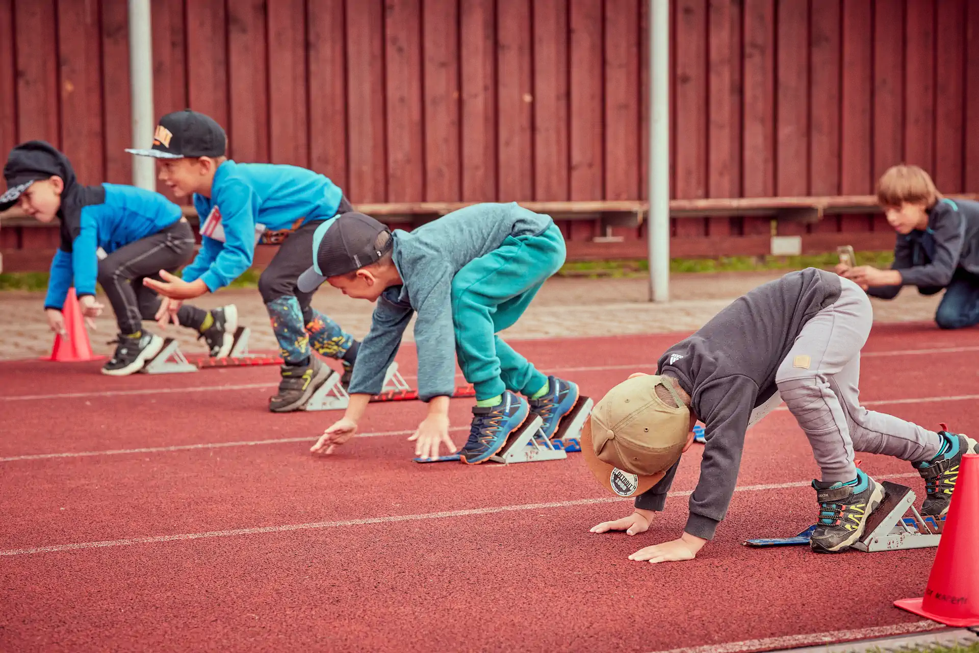 Children in the KST Academy Multisport 2 group at training
